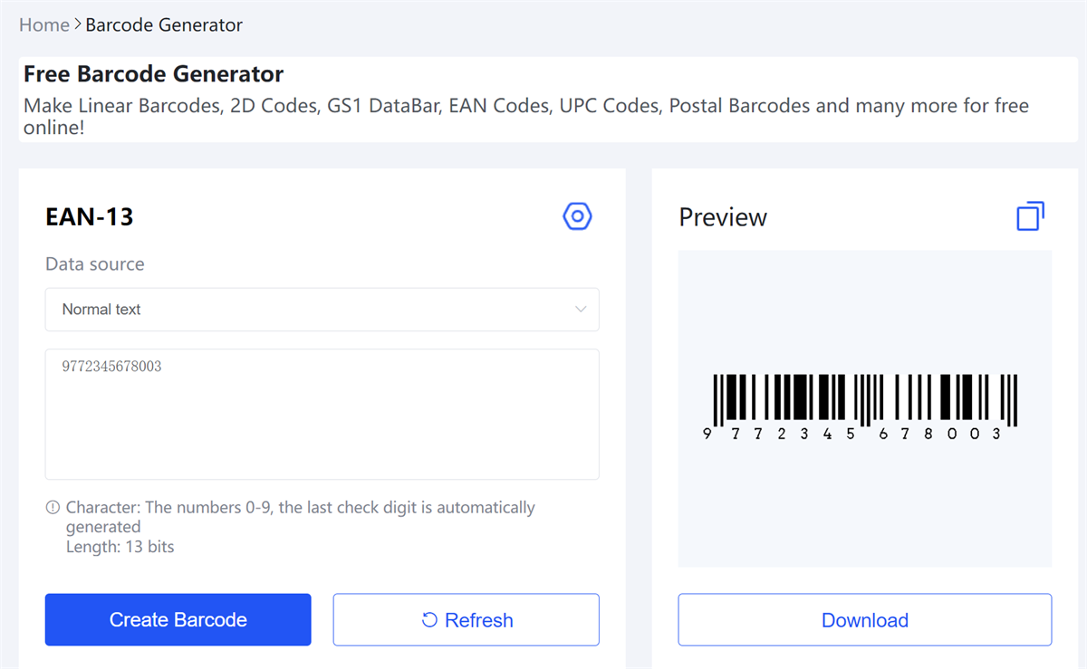 ম্যাগাজিন EAN 13 barcode.png