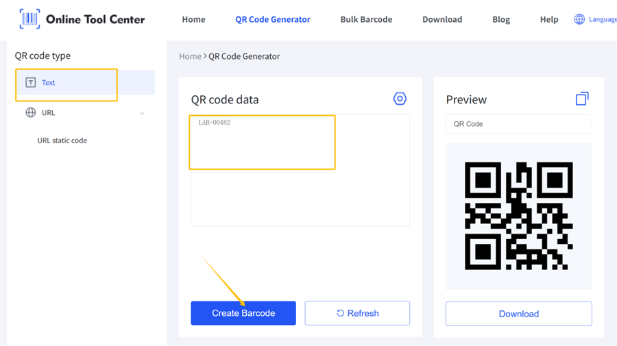 পাঠ্যকে QR কোডে রূপান্তর করুন