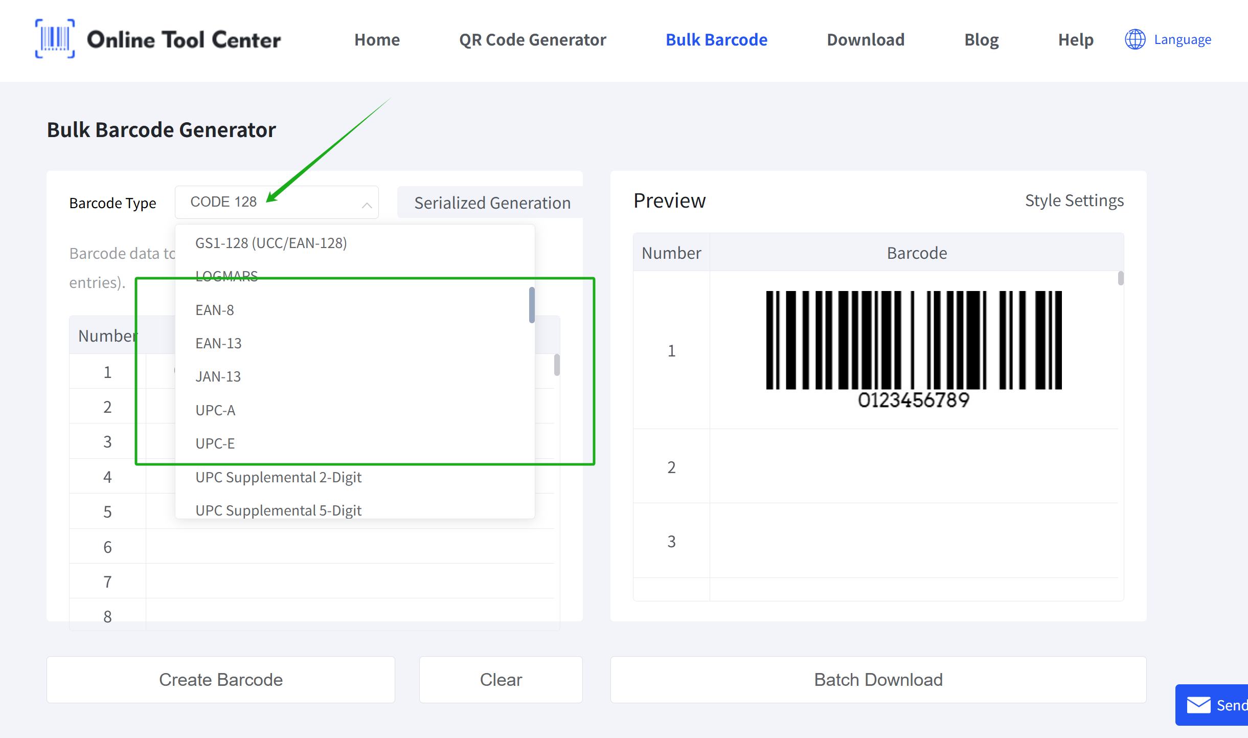 choose right barcode format ডান বারকোড ফরম্যাট নির্বাচন করুন
