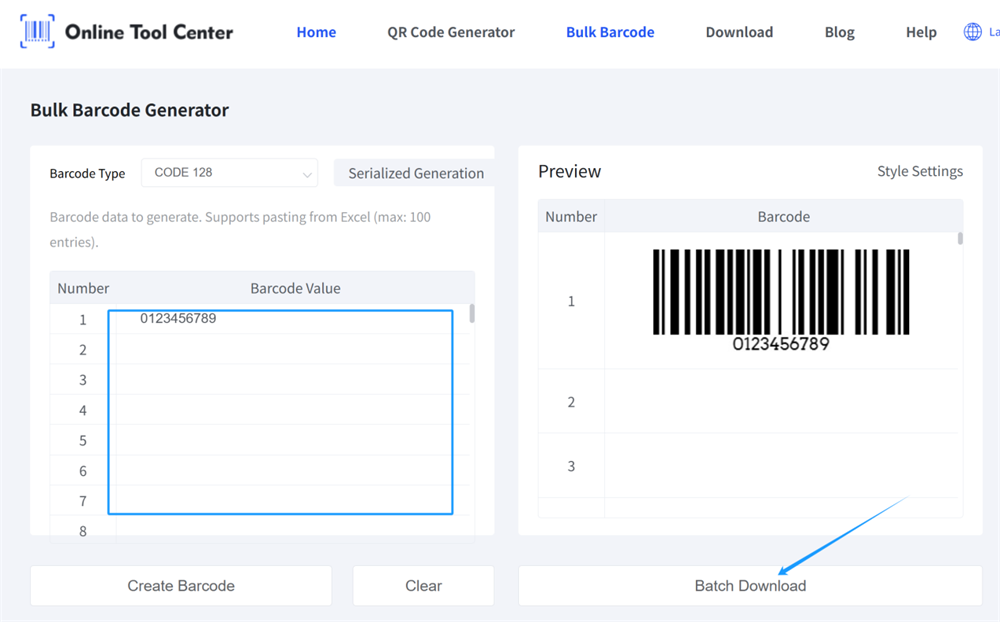 free bulk barcode generator বিনামূল্যে বাল্ক বারকোড জেনারেটর