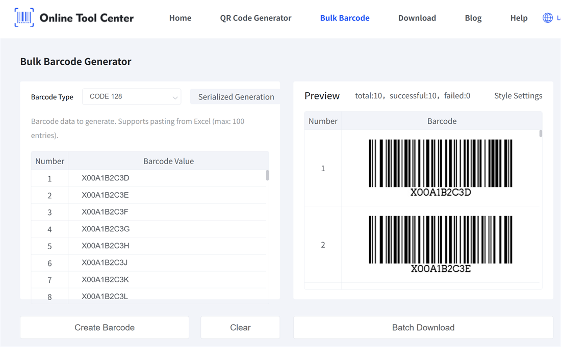 bulk fnsku barcodes বাল্ক fnsku বারকোড