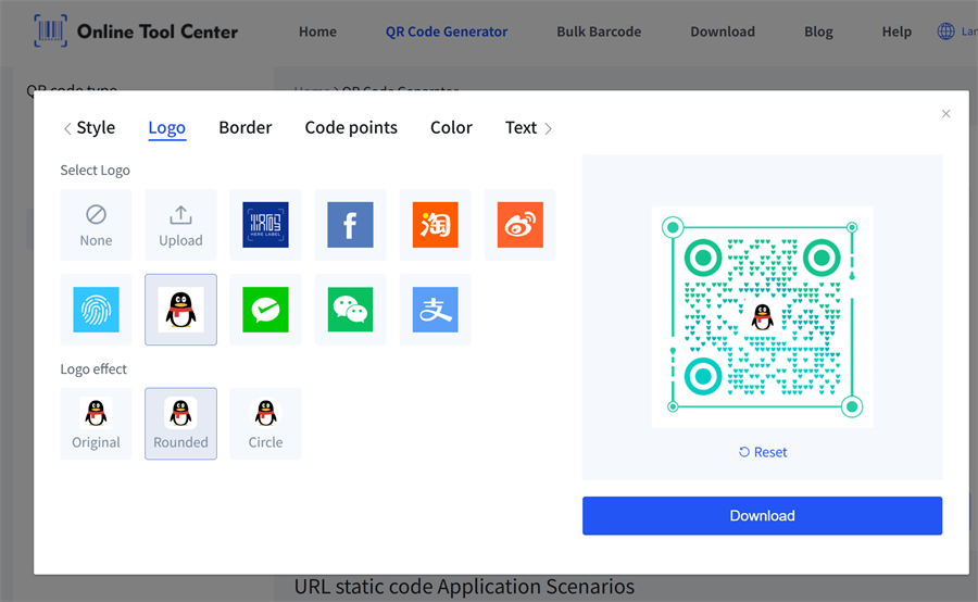 লোগো দিয়ে কাস্টম QR কোড তৈরি করুন