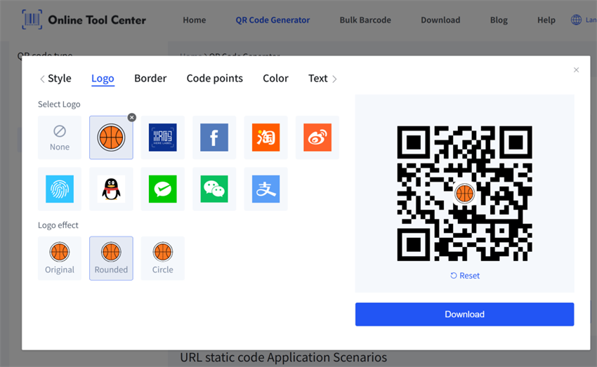 কাস্টম বাস্কেটবল QR কোড