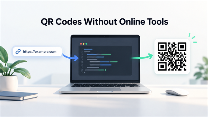 Create a QR Code without online tools অনলাইন সরঞ্জাম ছাড়াই একটি QR কোড তৈরি করুন